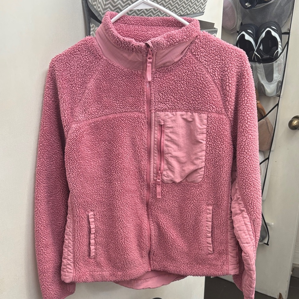 Time and Tru Pink Fleece Jacket